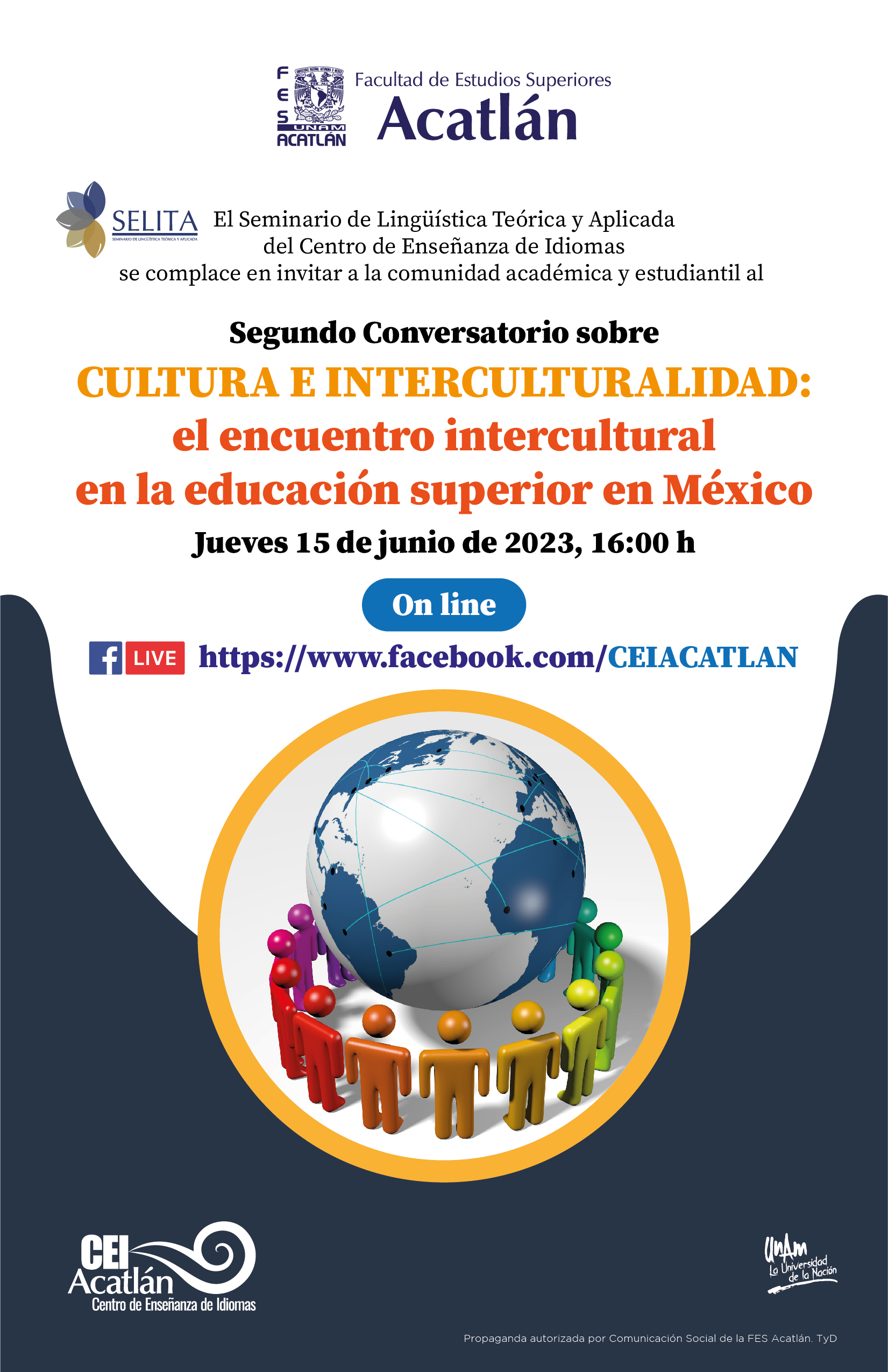 Segundo conversatorio sobre cultura e interculturalidad Seminario de Lingüística Teórica y